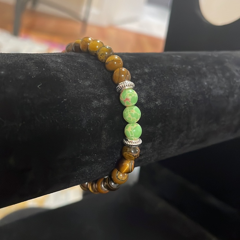 Genuine Crystal  Stretch Bracelet